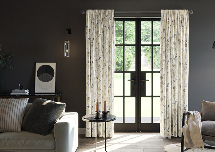 Wisteria Silk, Grey - Made to Measure Curtains - Image 3